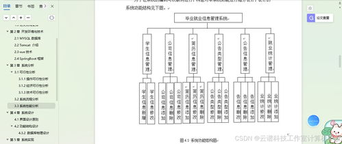 畢業就業信息管理系統 基于SpringBoot、Vue與MySQL的全棧開發實踐